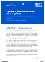 España y el federalismo complejo